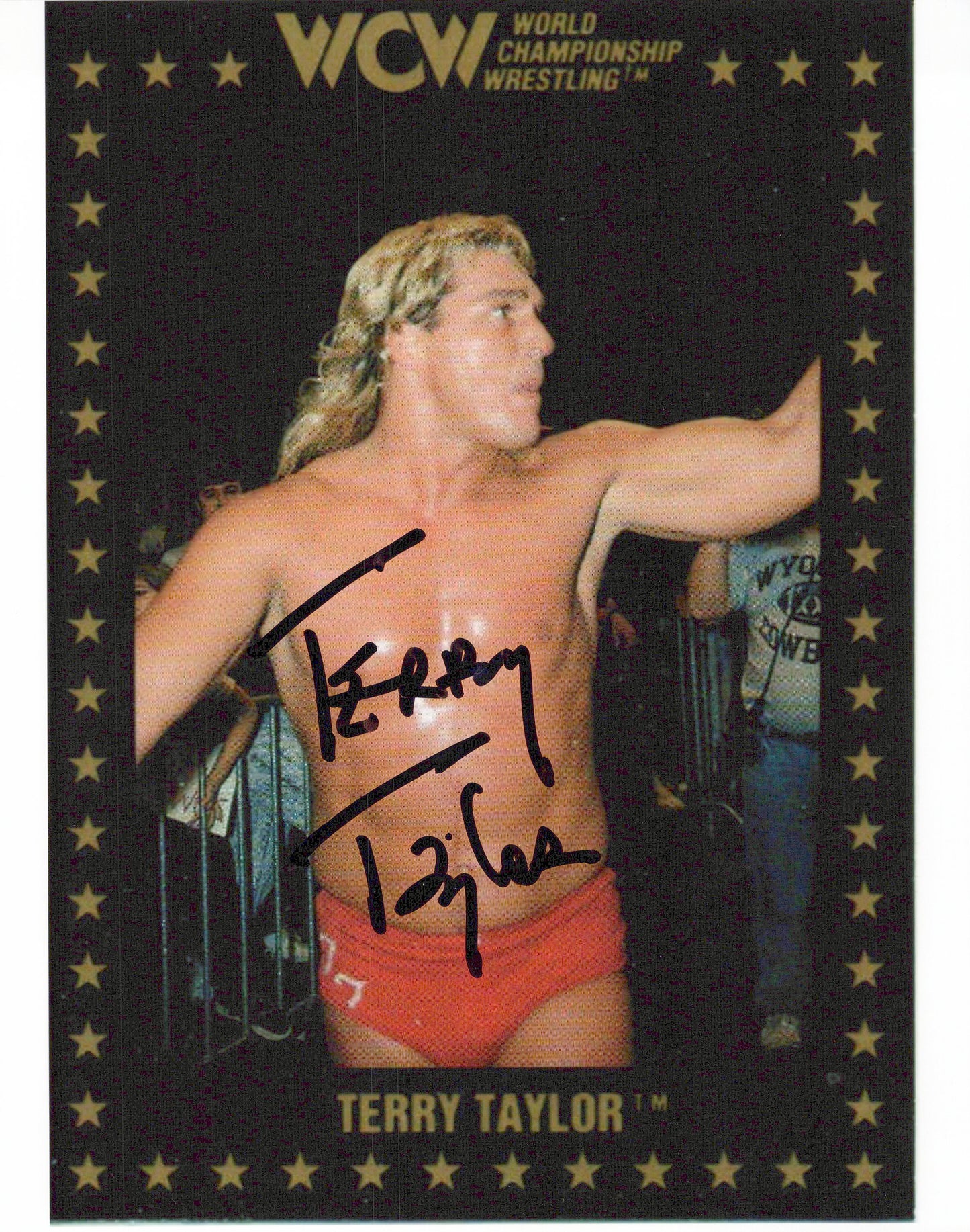 Terry Taylor (8x10) AEW WWE WWF photo signed auto autographed