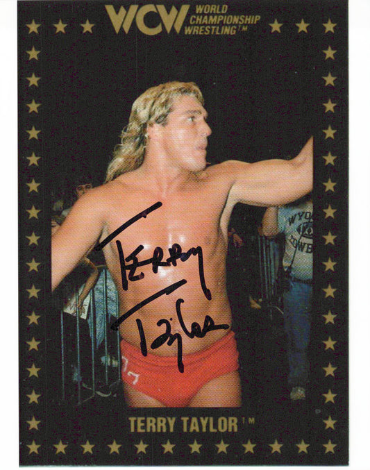 Terry Taylor (8x10) AEW WWE WWF photo signed auto autographed
