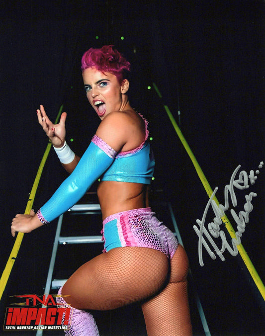 Harley Hudson (8x10) photo AEW ROH WWE NXT TNA signed auto autographed