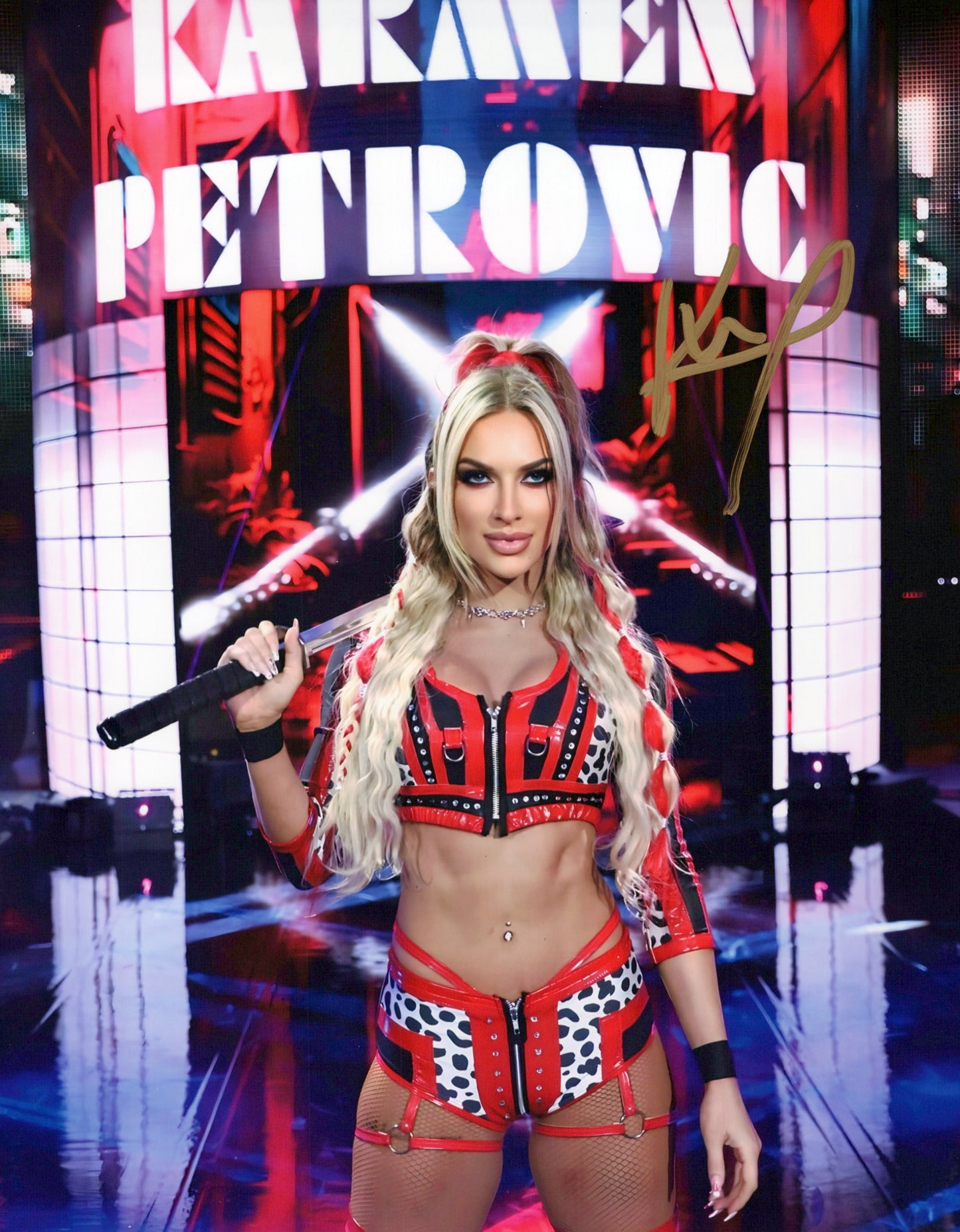 Karmen Petrovic (8x10) WWE NXT photo signed auto autographed