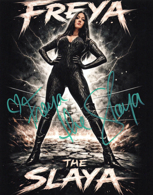 Freya The Slaya (8x10) OVW WOW AEW photo signed auto autographed