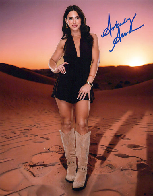 Arkady Aura 8x10 photo signed auto autographed AEW sexy diva