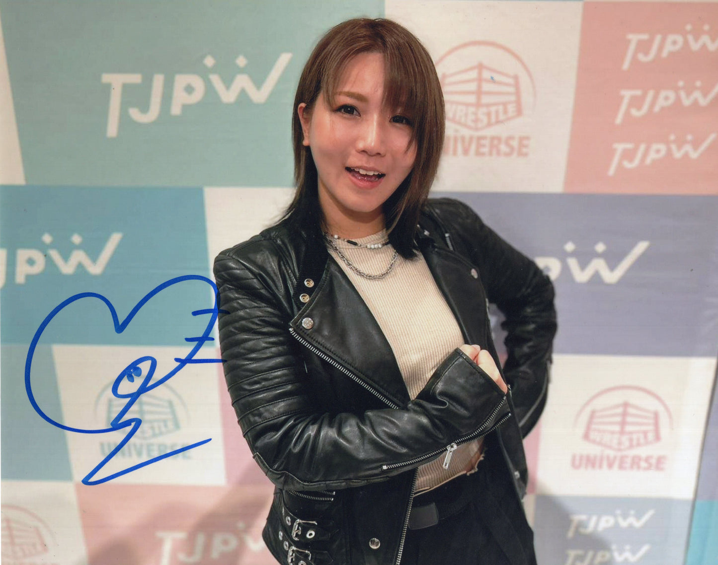 Yuka Sakazaki AEW 8x10 photo signed auto autographed ChocoPro DDT