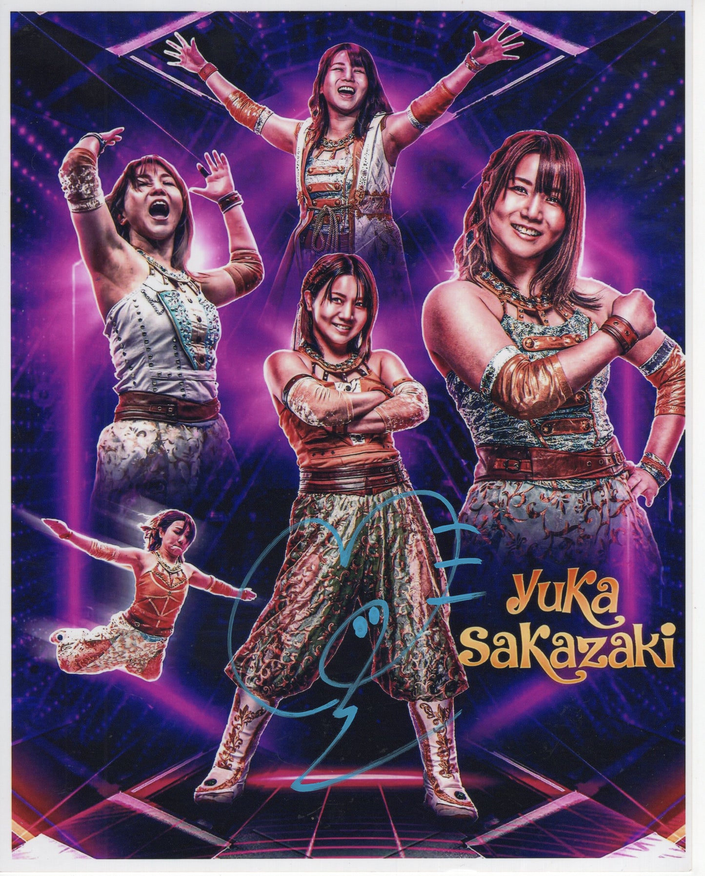 Yuka Sakazaki AEW 8x10 photo signed auto autographed ChocoPro DDT