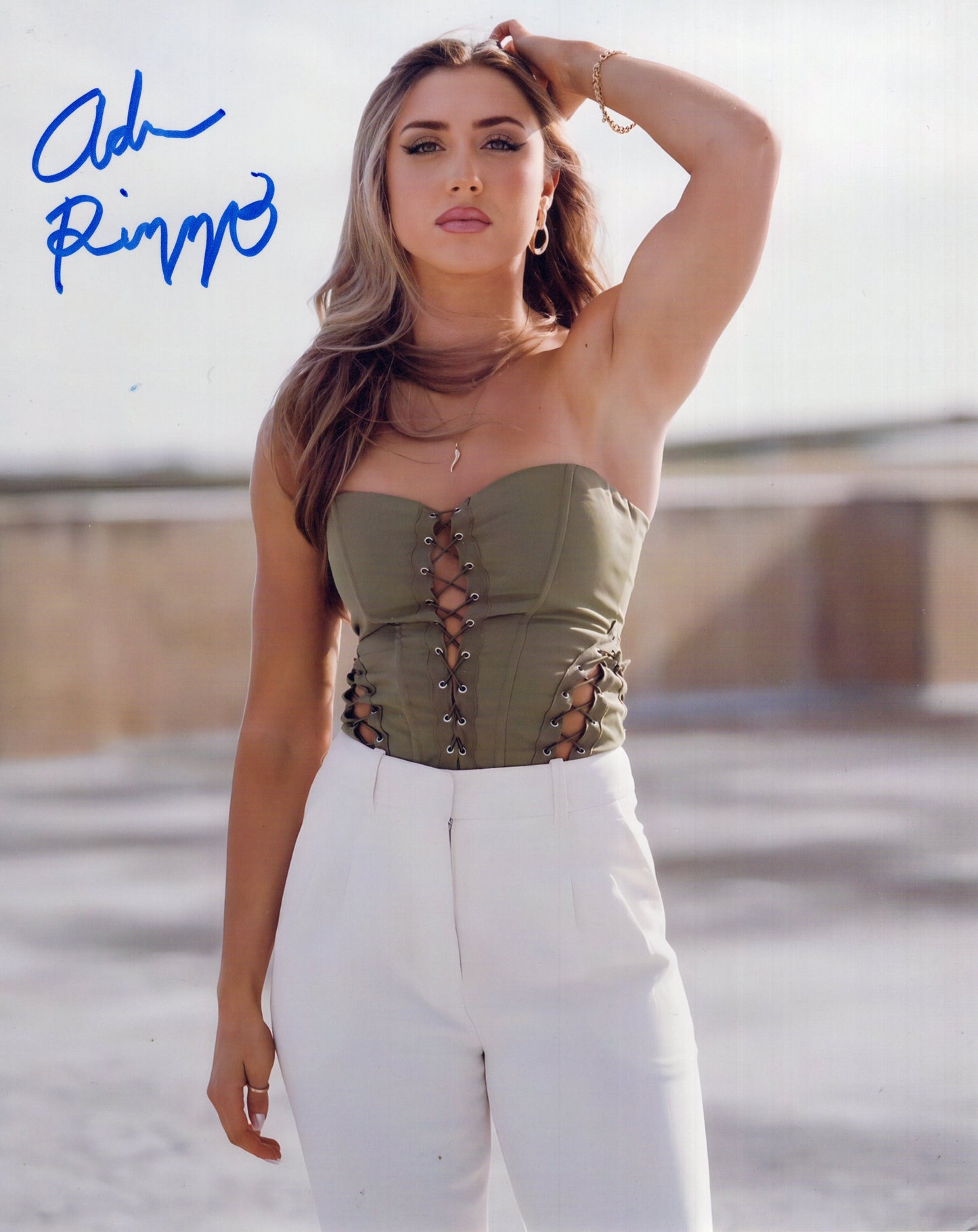 Adriana Rizzo 8x10 NXT WWE signed autographed photo