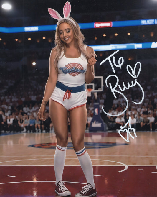 Allie The Bunny (8x10) TNA AEW SEXY photo signed auto autographed