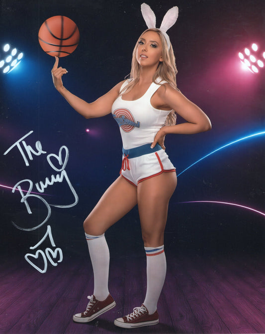 Allie The Bunny (8x10) TNA AEW SEXY photo signed auto autographed
