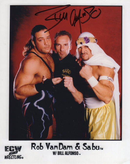 Bill Alfonzo Alphonzo ECW WWF 8x10 photo signed auto autographed