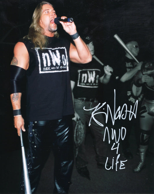 Diesel Kevin Nash (8x10) metallic photo signed auto autographed WWF WCW WWE TNA