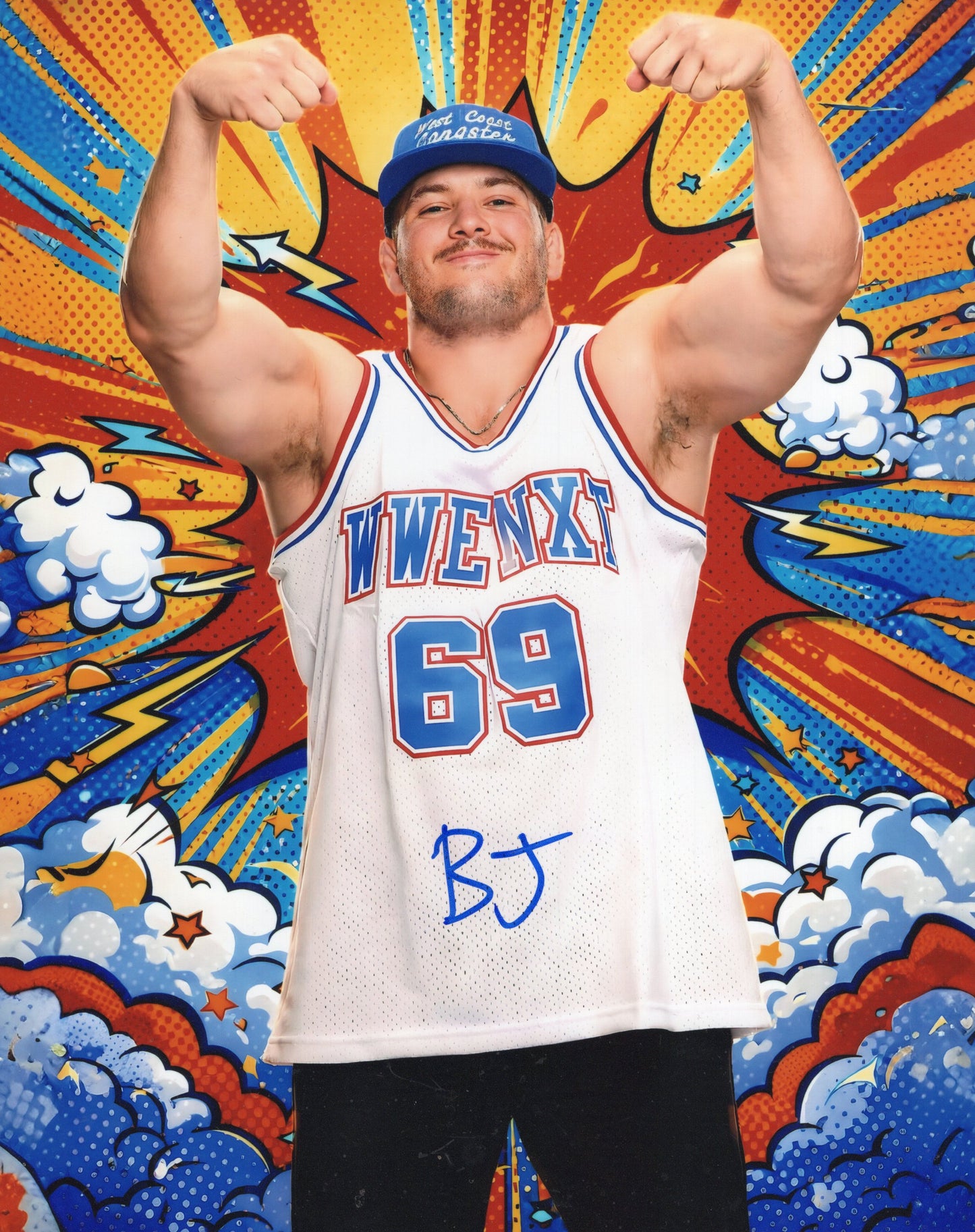 BJ RAY WWE 8x10 photo signed auto autographed LFG NXT