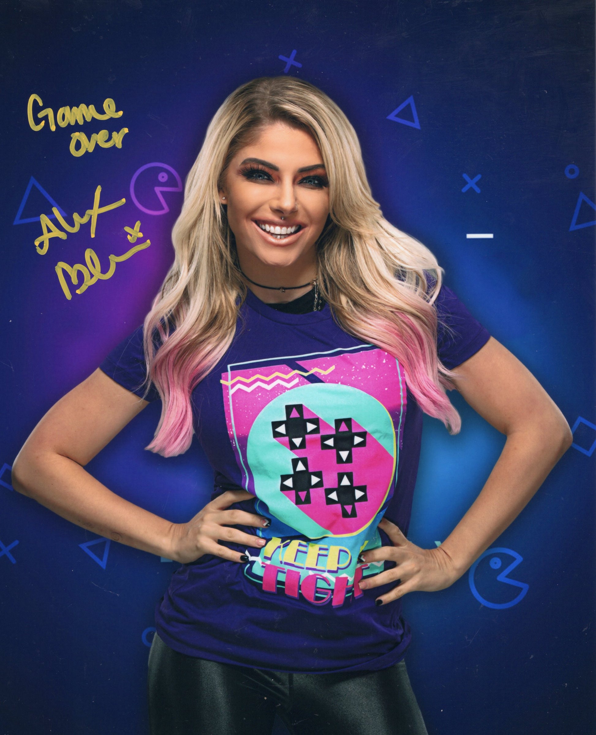 Alexa Bliss inscribed Funhouse metallic 8x10 - WWE photo signed auto a –  Funhouse Autographs