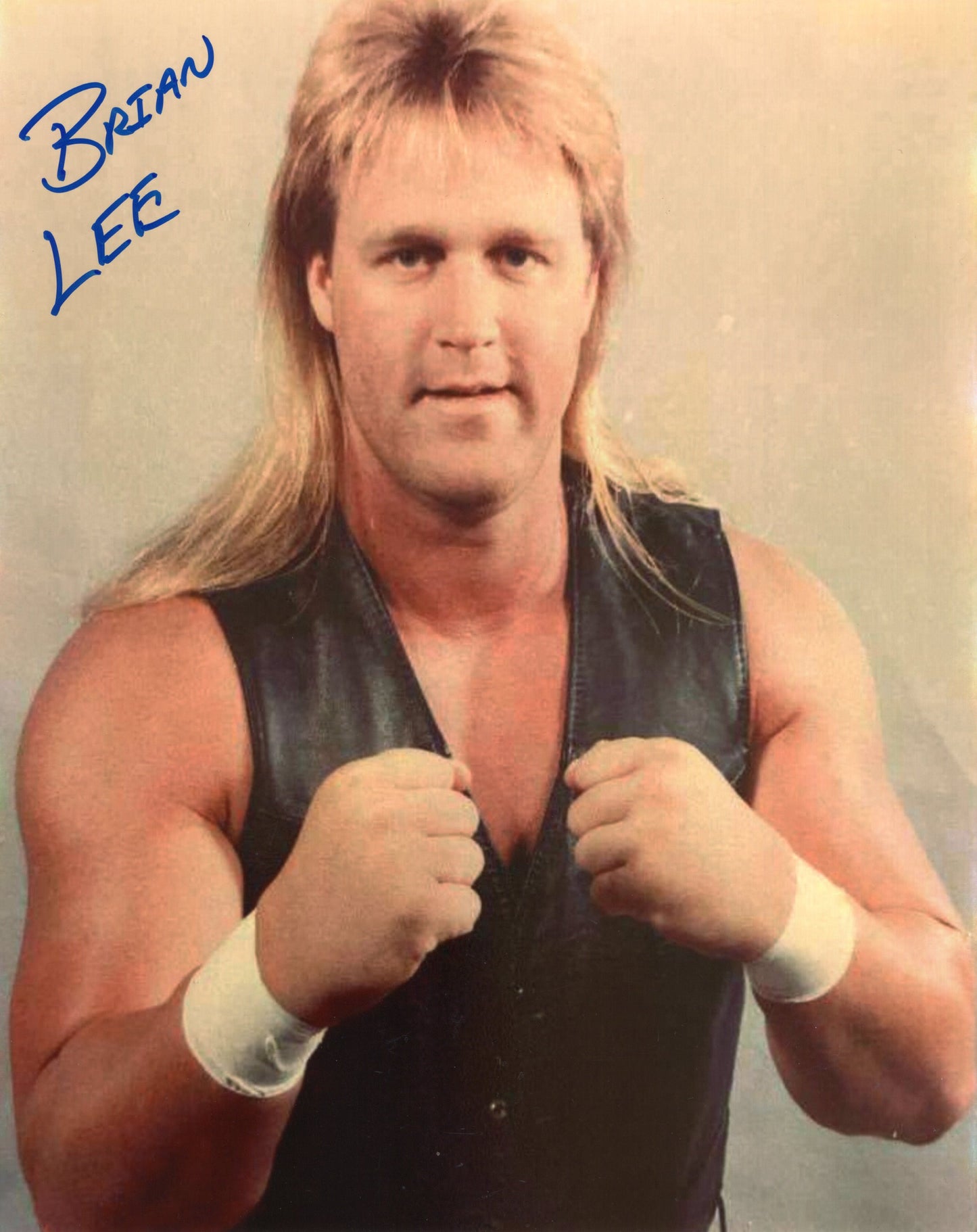 Brian Lee ecw 8x10 photo RARE signed auto autographed