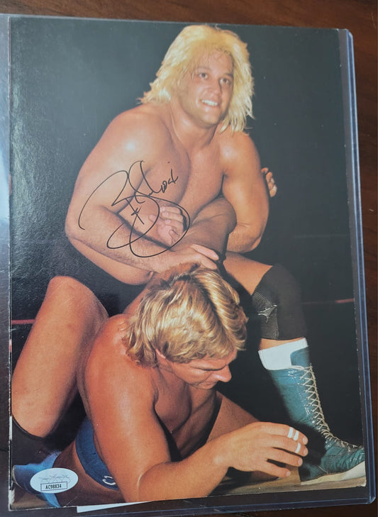 Buddy Landel JSA COA (magazine page) photo signed auto autographed WWF WCW