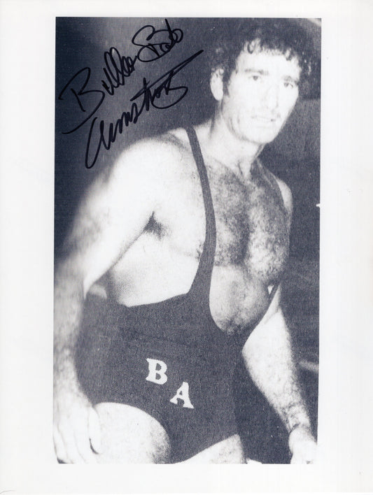 Bullet Bob Armstrong RARE NWA WCW 8.5x11 photo signed autographed