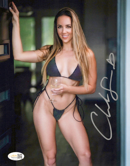 Chelsea Green (metallic 8x10) photo signed auto autographed WWE TNA