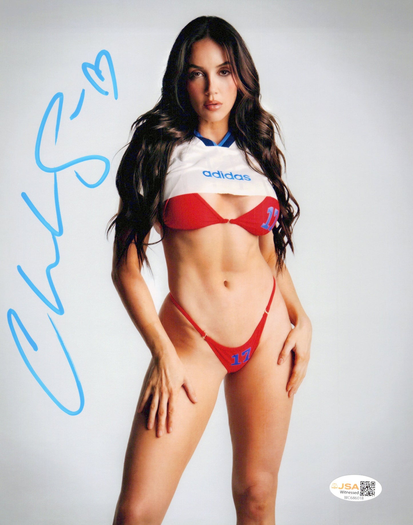 Chelsea Green (metallic 8x10) photo signed auto autographed WWE TNA