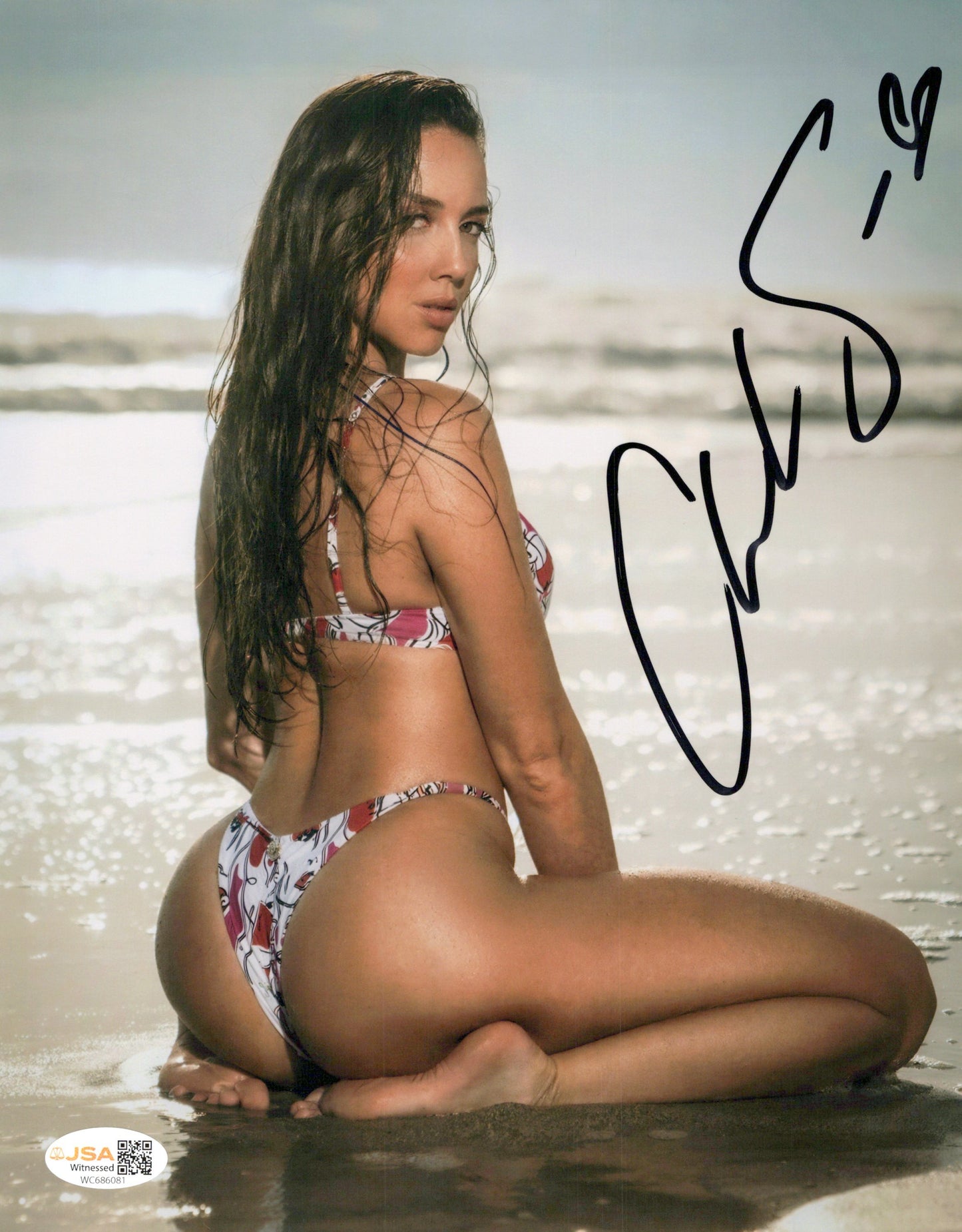 Chelsea Green (metallic 8x10) photo signed auto autographed WWE TNA