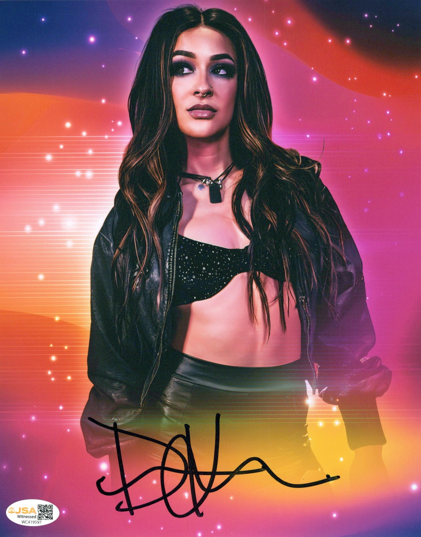 Charlie Dakota Kai (8x10 photo) JSA COA signed auto autographed AEW TNA WWE NXT