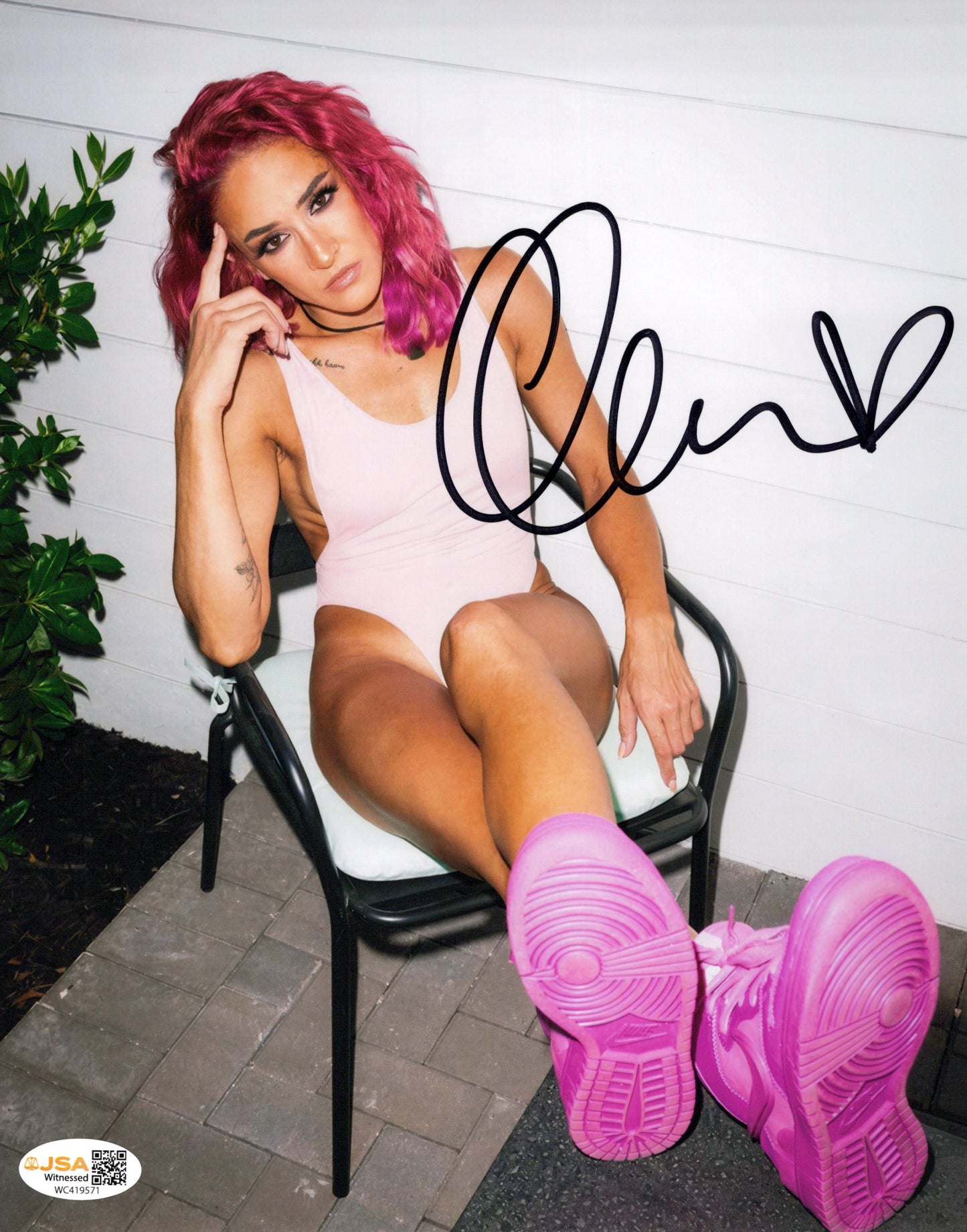 Charlie Dakota Kai (8x10 photo) JSA COA signed auto autographed AEW TNA WWE NXT