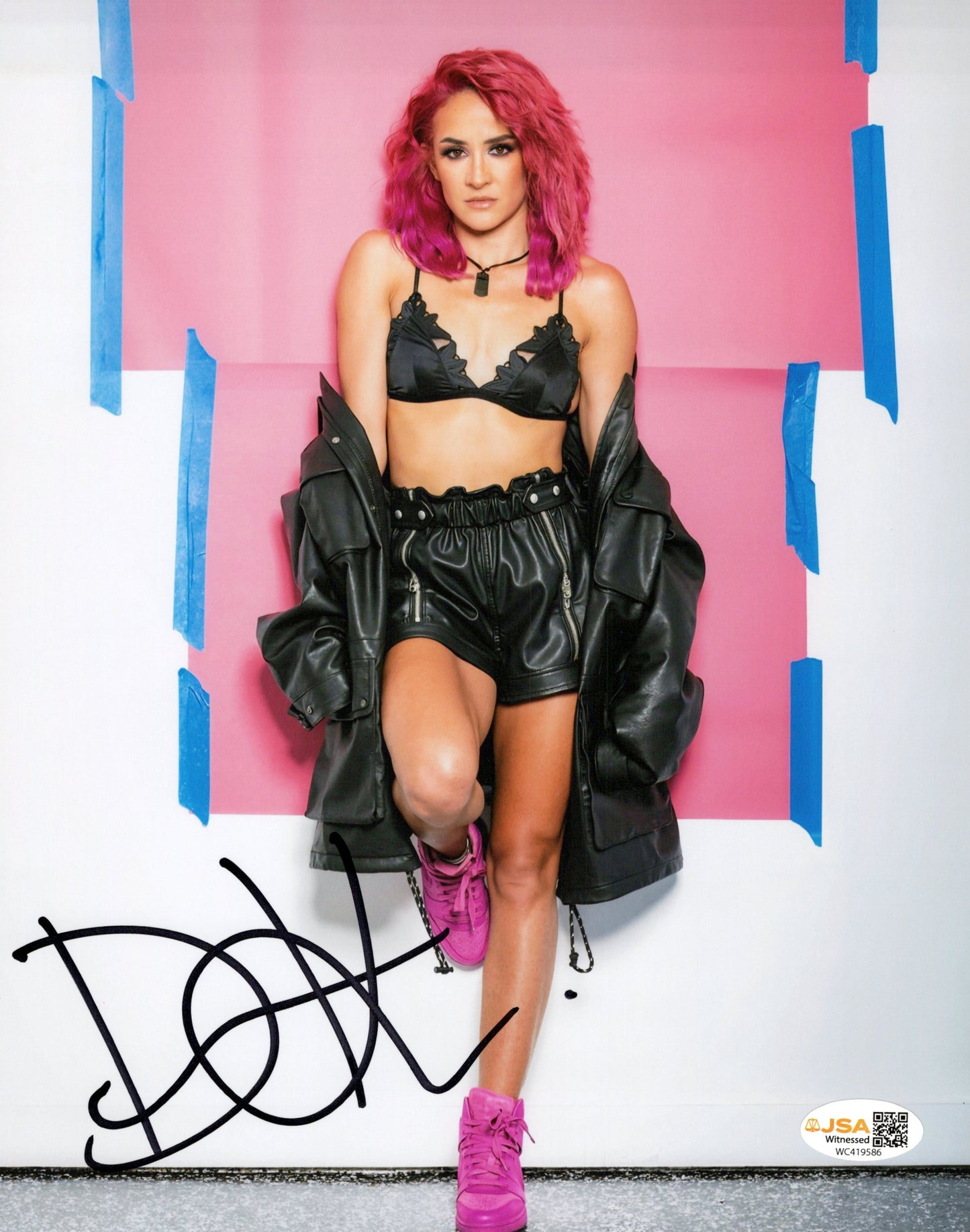 Charlie Dakota Kai (8x10 photo) JSA COA signed auto autographed AEW TNA WWE NXT