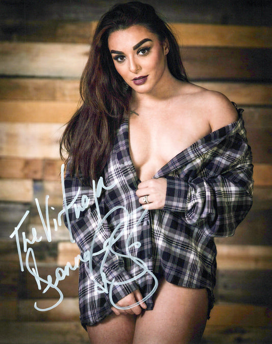 Deonna Purrazzo (8x10 metallic photo) funhouse AEW TNA signed autographed