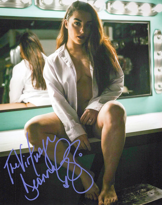 Deonna Purrazzo (8x10 metallic photo) funhouse AEW TNA signed autographed