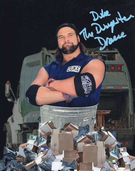 Duke the Dumpster Droese 8x10 photo signed auto autographed