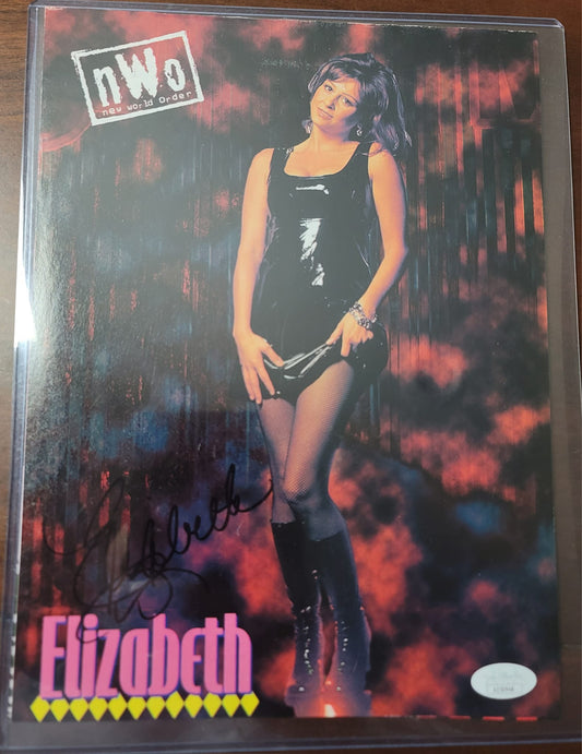 Miss Elizabeth JSA COA NWO WCW WWF (magazine page) photo signed auto autographed