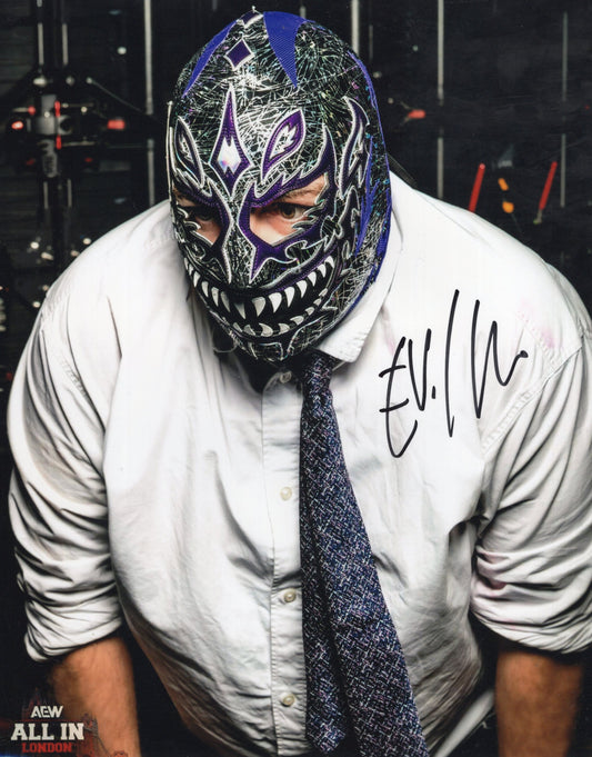 Evil Uno 8x10 photo signed auto autographed Dark order AEW