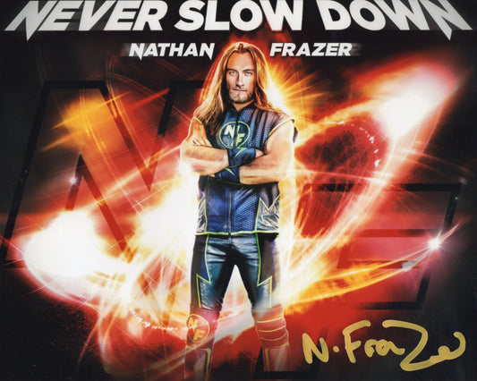 Nathan Frazer funhouse 8x10 - WWE NXT photo signed auto autographed