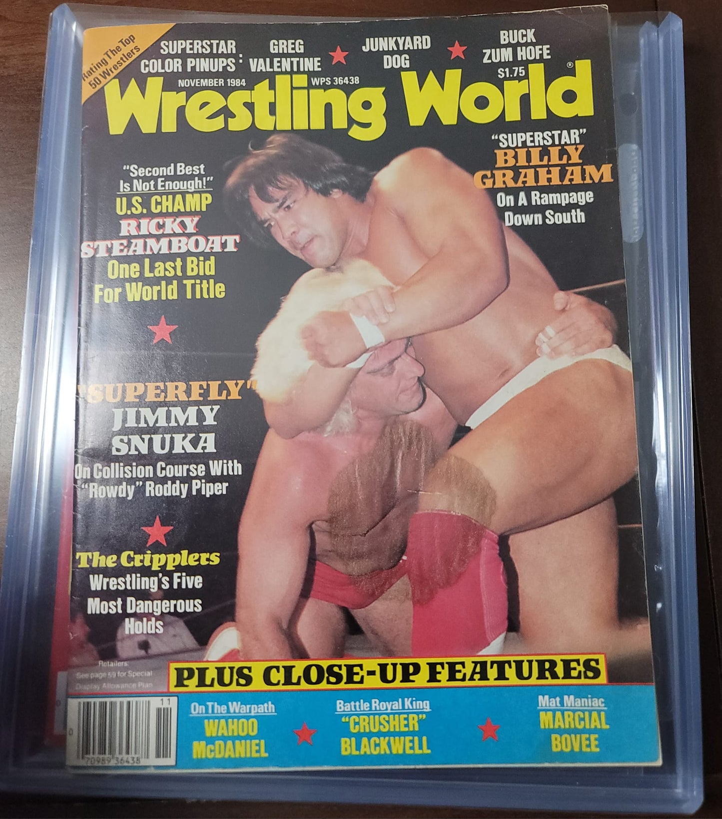 Greg Valentine signed (full magazine) signed auto autographed WWF