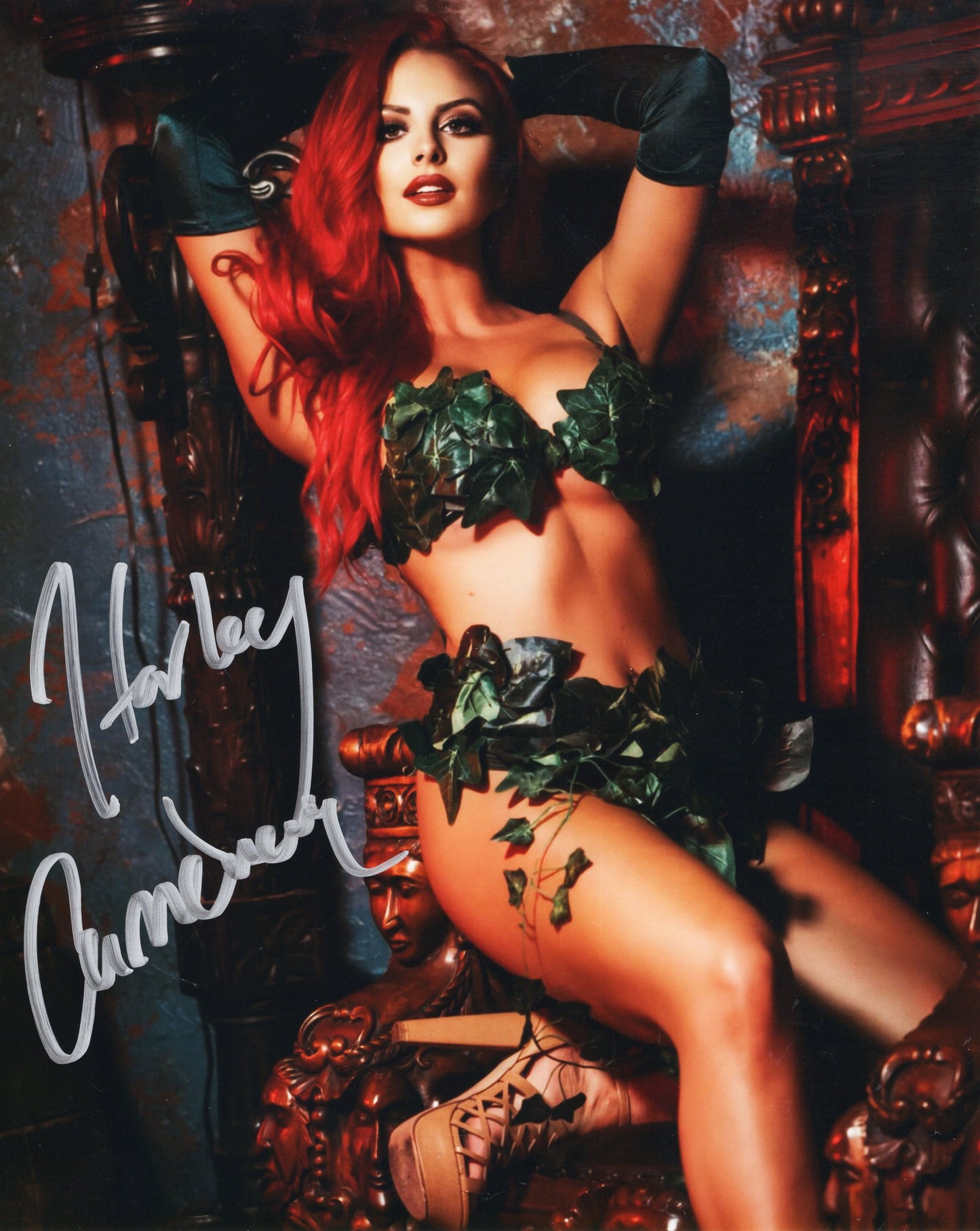 Harley Cameron (metallic 8x10) photo signed auto autographed AEW TNA