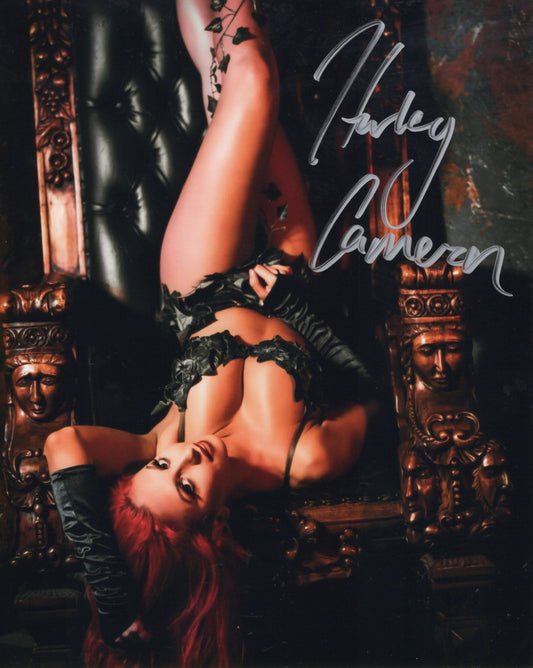 Harley Cameron 8x10 metallic photo signed auto autographed AEW TNA