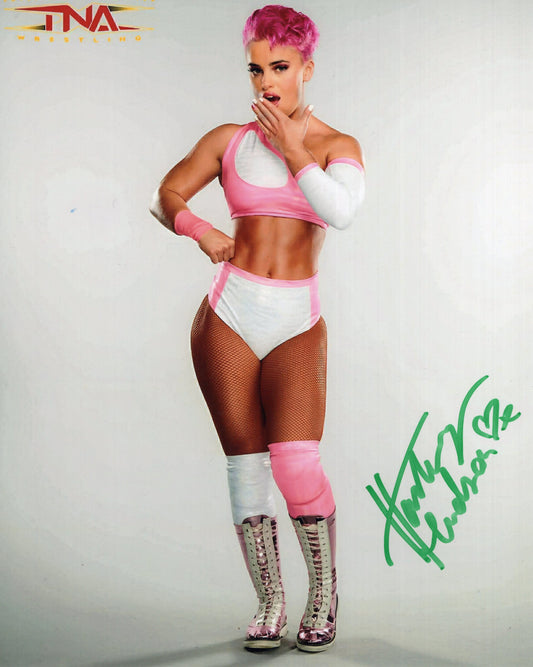 Harley Hudson (8x10) photo AEW ROH WWE NXT TNA signed auto autographed