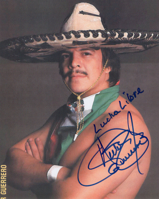 Hector guerrero 8x10  WCW photo signed auto autographed