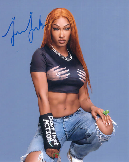 Jakara Jackson Mara Sade 8x10 photo TNA NXT WWE signed autographed