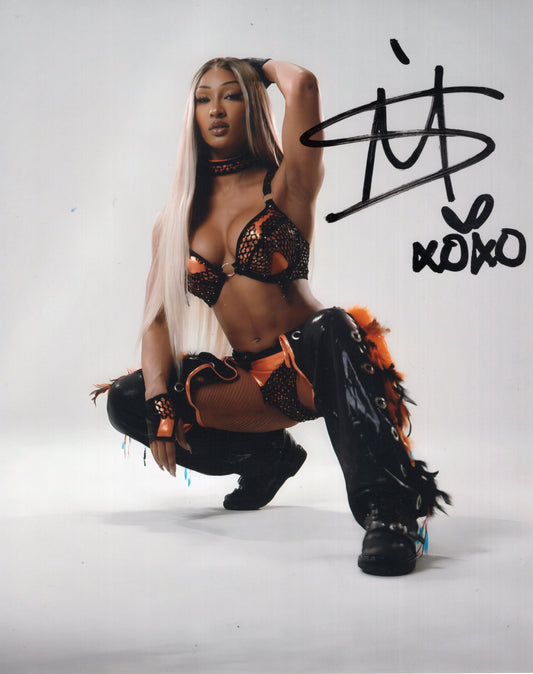 Jakara Jackson Mara Sade 8x10 photo TNA NXT WWE signed autographed