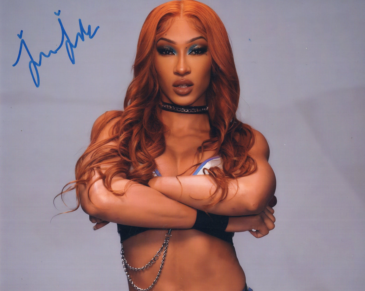 Jakara Jackson Mara Sade 8x10 photo TNA NXT WWE signed autographed