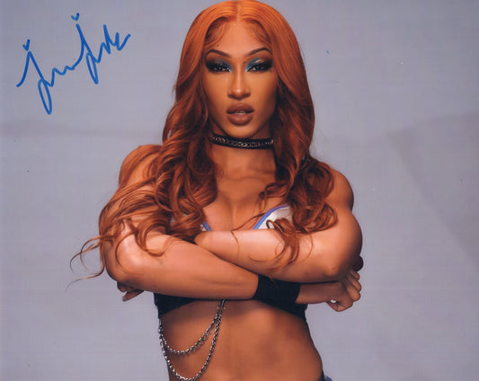 Jakara Jackson Mara Sade 8x10 photo TNA NXT WWE signed autographed