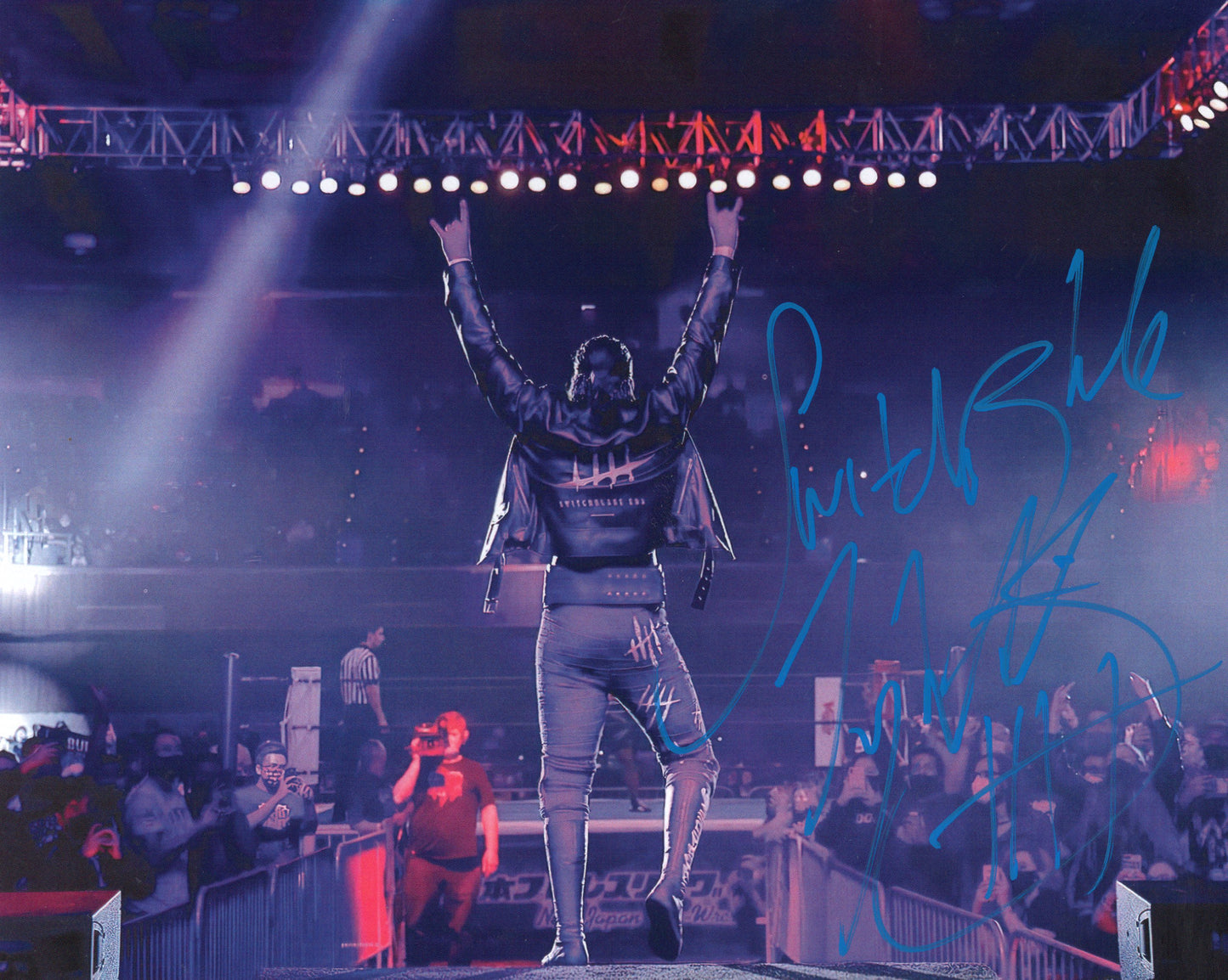 Switchblade Jay White (8x10) NJPW AEW photo signed autographed