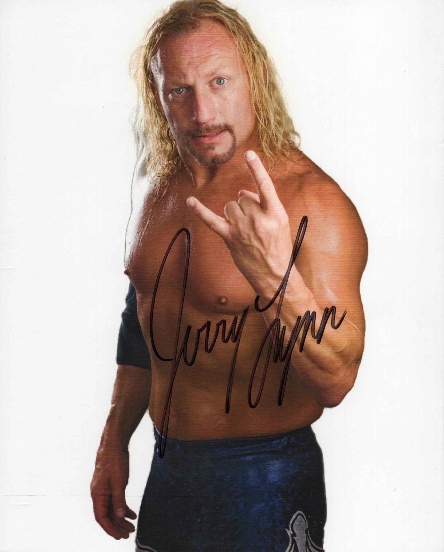 Jerry Lynn RARE ECW  8x10 photo signed auto autographed