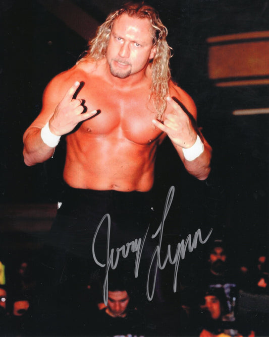 Jerry Lynn ECW WWF WWE 8x10 photo signed auto autograph