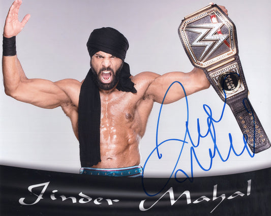 Jinder Mahal 8x10 photo signed auto autographed WWF WWE