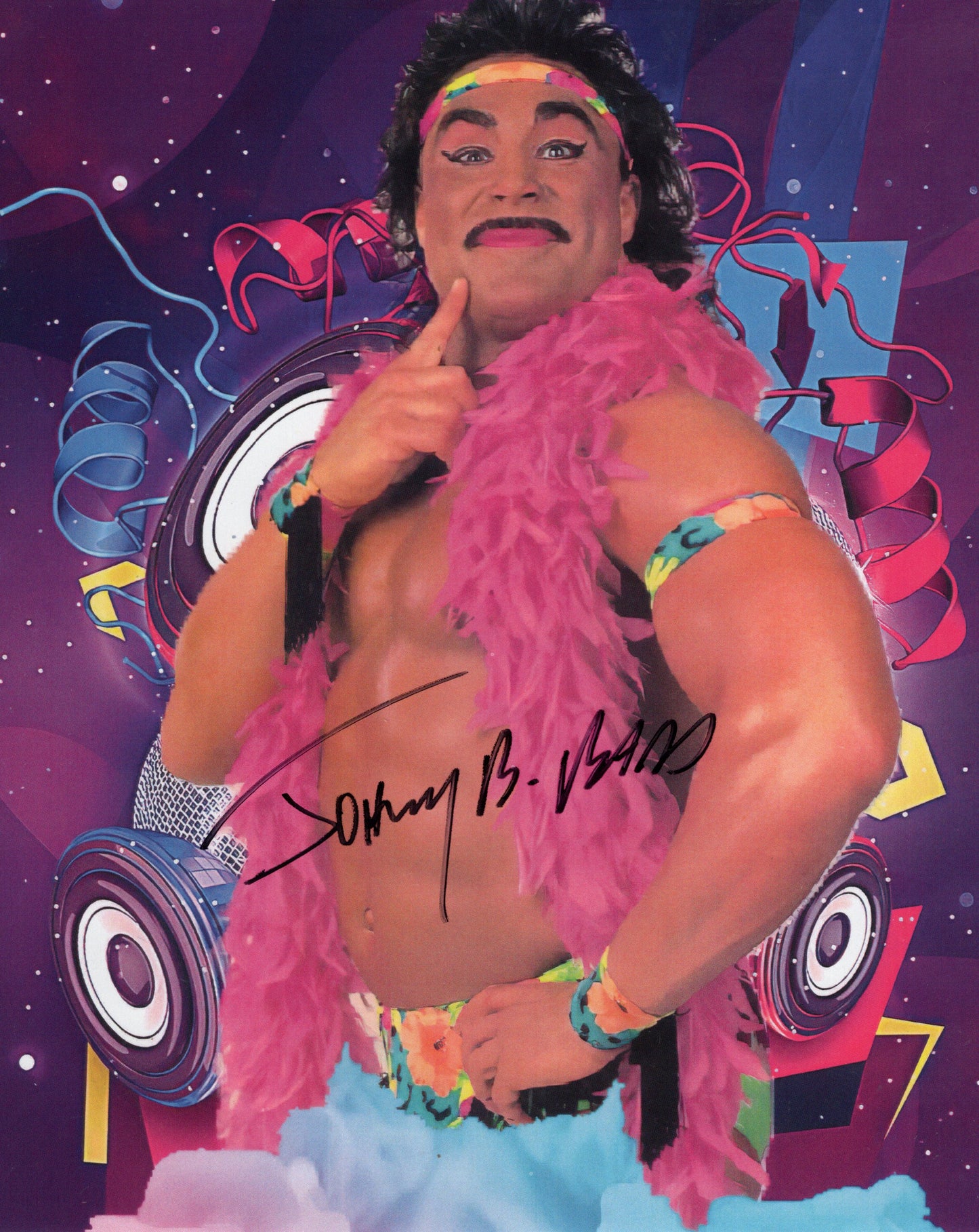 Johnny B. Badd Marc Mero 8x10 photo signed auto autographed WWE WCW