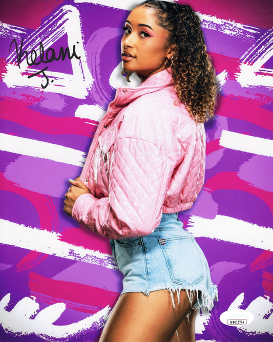 Kelani Jordan funhouse metallic 8x10 - JSA WWE NXT photo signed auto autographed