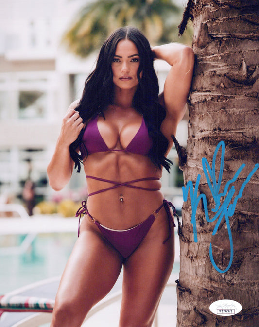 Kiana James (8x10 metallic) JSA COA Funhouse photo signed auto autographed WWE