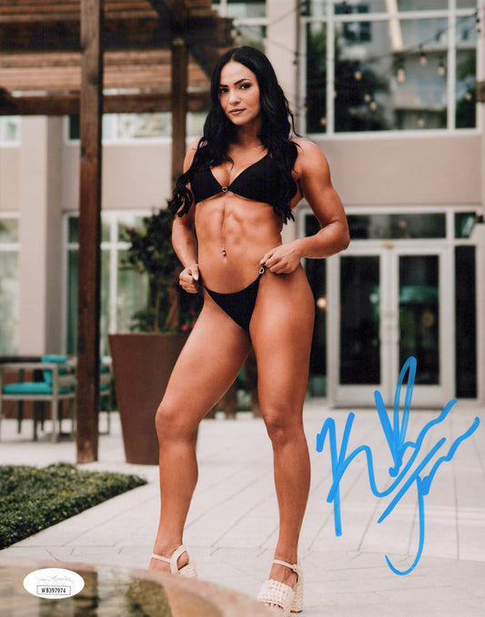 Kiana James (8x10 metallic) JSA COA Funhouse photo signed auto autographed WWE
