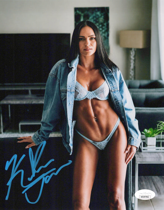 Kiana James (8x10 metallic) JSA COA Funhouse photo signed auto autographed WWE