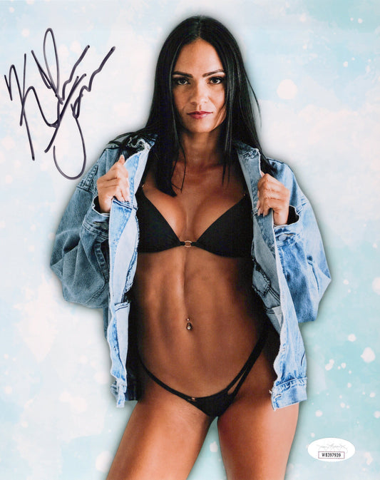 Kiana James (8x10 metallic) JSA COA Funhouse photo signed auto autographed WWE