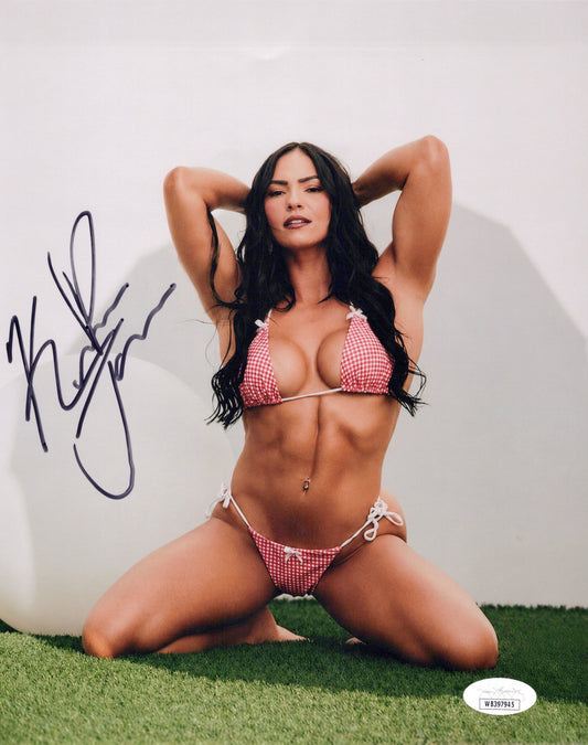 Kiana James (8x10 metallic) JSA COA Funhouse photo signed auto autographed WWE